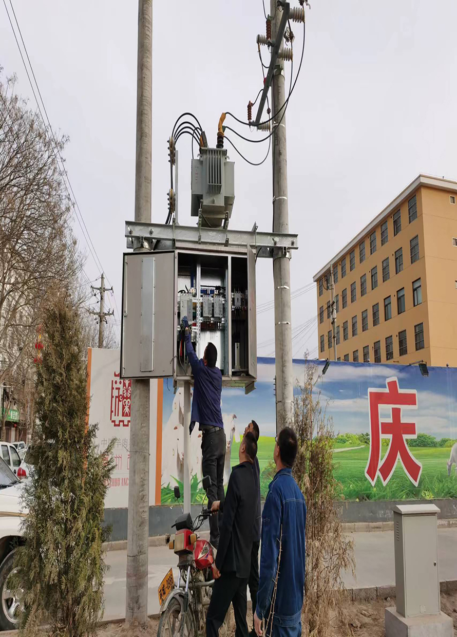 甘肅環(huán)縣充電站配電工程JP柜、費(fèi)控計(jì)量設(shè)備安裝